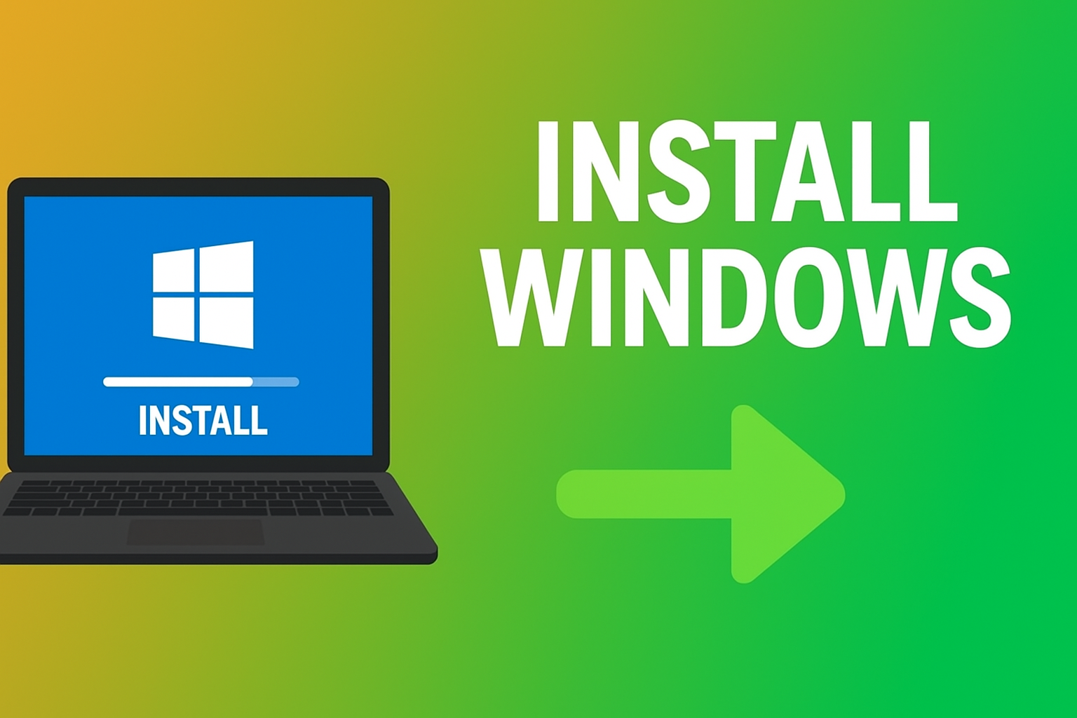 Install windows