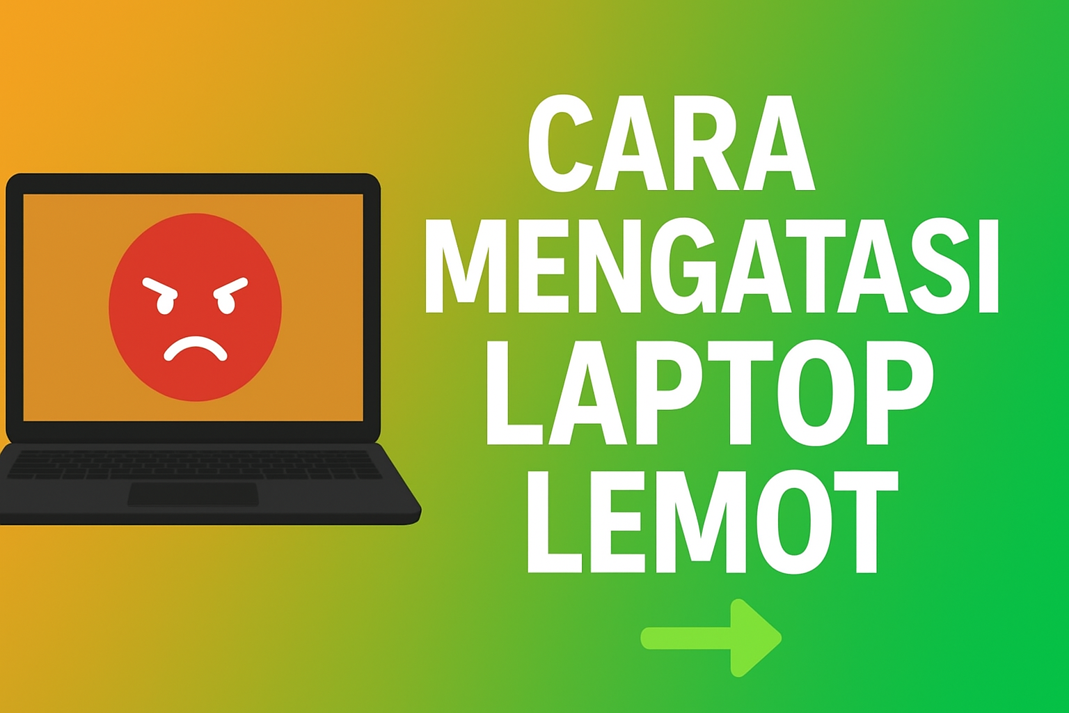 Laptop lemot